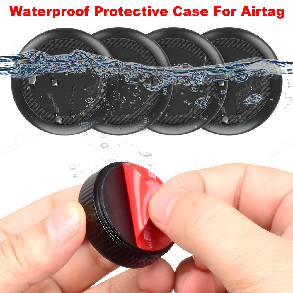 Drone Camera Case - 防水保護ケース AirTag用 粘着ステッカー付き Apple AirTagホルダー 自転車