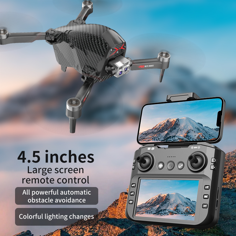 Drone Camera Mount - CS26ドローン、1080P FPVデュアルカメラ、スクリーンリモコン、ブラシレスモーター搭載、最大飛行高度50m、飛行速度5m/s、離陸重量140g、360度回転機能付き ° 障害物回避機能、バッテリー2個