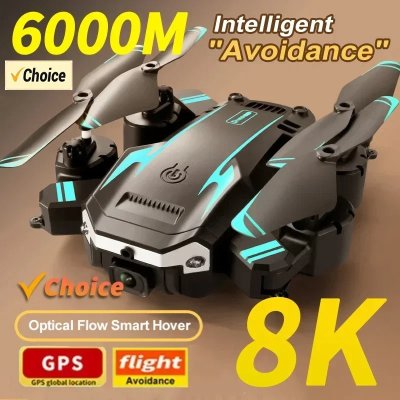 Drone Camera Mount - G6 proドローン、8Kデュアルカメラ、5G GPS、折りたたみ式、5KM飛行距離、ブラシレスモーター、360度回転機能搭載 ° 障害物回避機能付きRC FPVドローン（写真撮影用）
