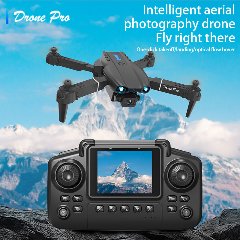 Drone Camera Mount - E99エアスクリーンコントロールドローン プロ仕様 ワイドRCドローン HD 4Kカメラ 折りたたみ式ヘリコプター航空機