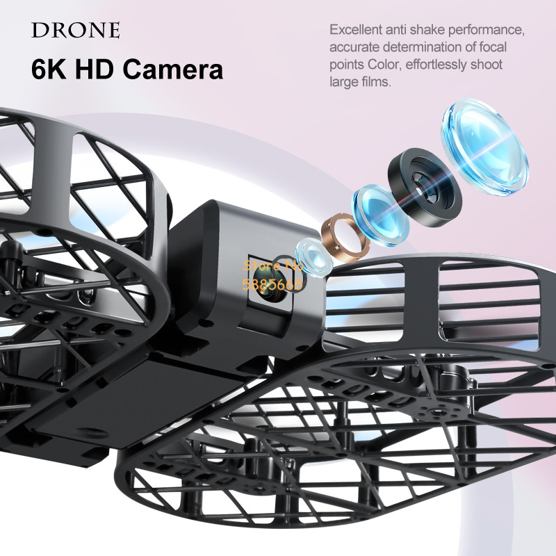 8K HD カメラ 360 °   保護オプティカルフローロ - Drone Camera 4K のレビューと価格
