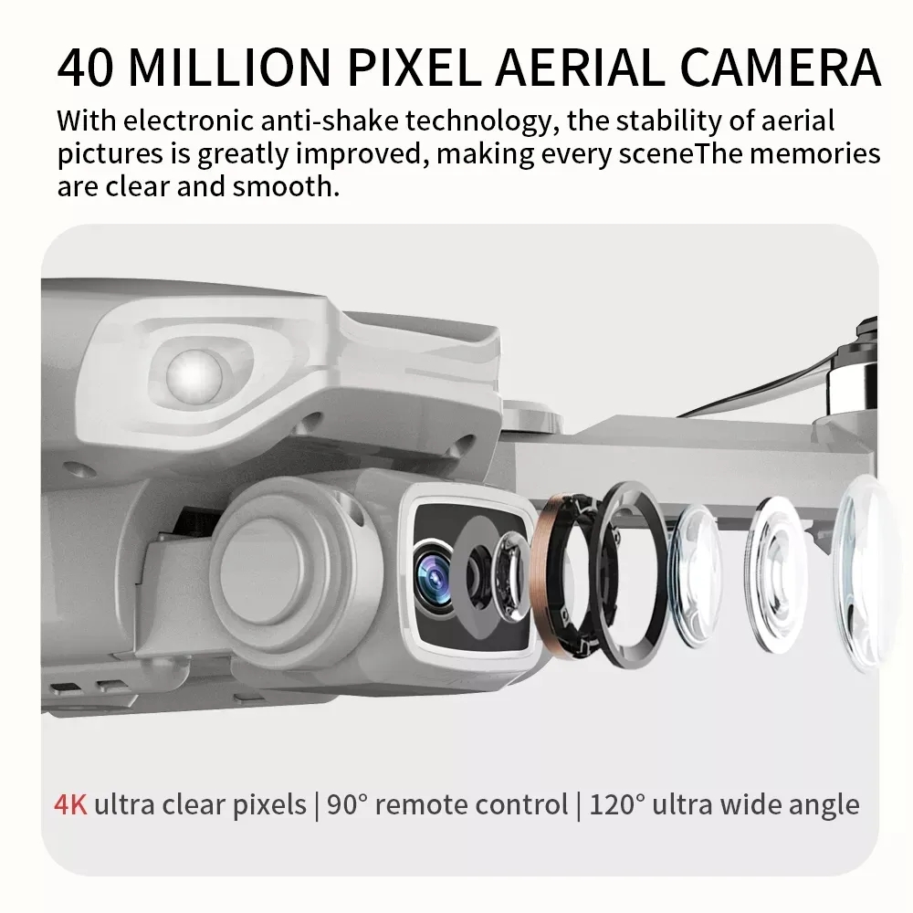 折りたたみ式ブラシレスドローンl900プロ,GPS, 4k, - Drone Camera 4K のレビューと価格