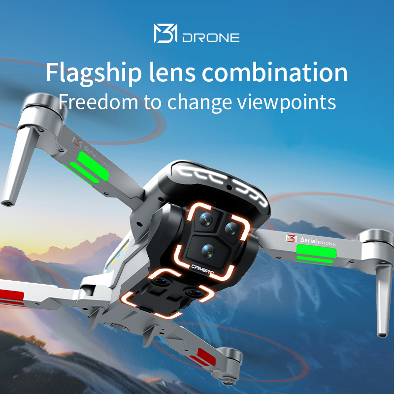 M3 プロフェッショナルドローン 4K HD 航空写真 4. - Drone Camera 4K のレビューと価格