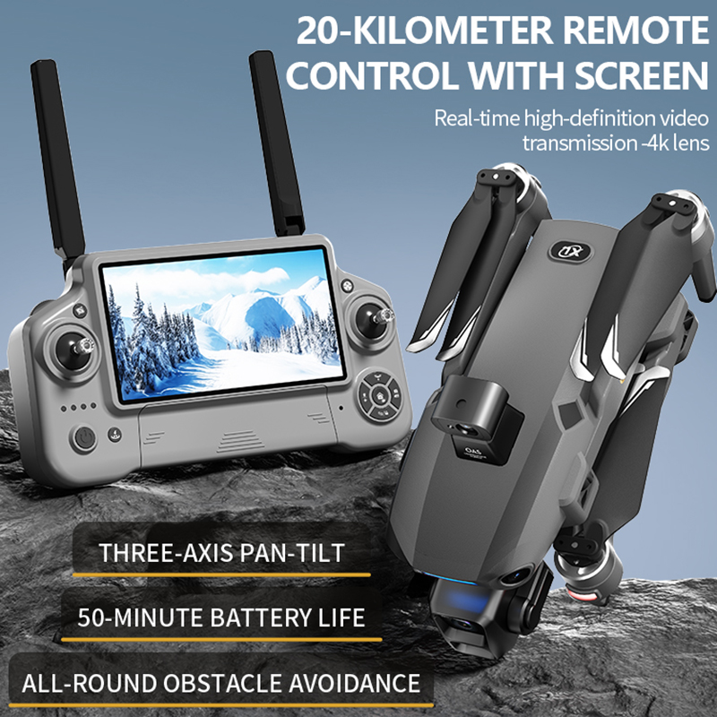 2026年新型8Kデュアルカメラドローン、5.5インチ大型ス - Drone Camera 4K のレビューと価格