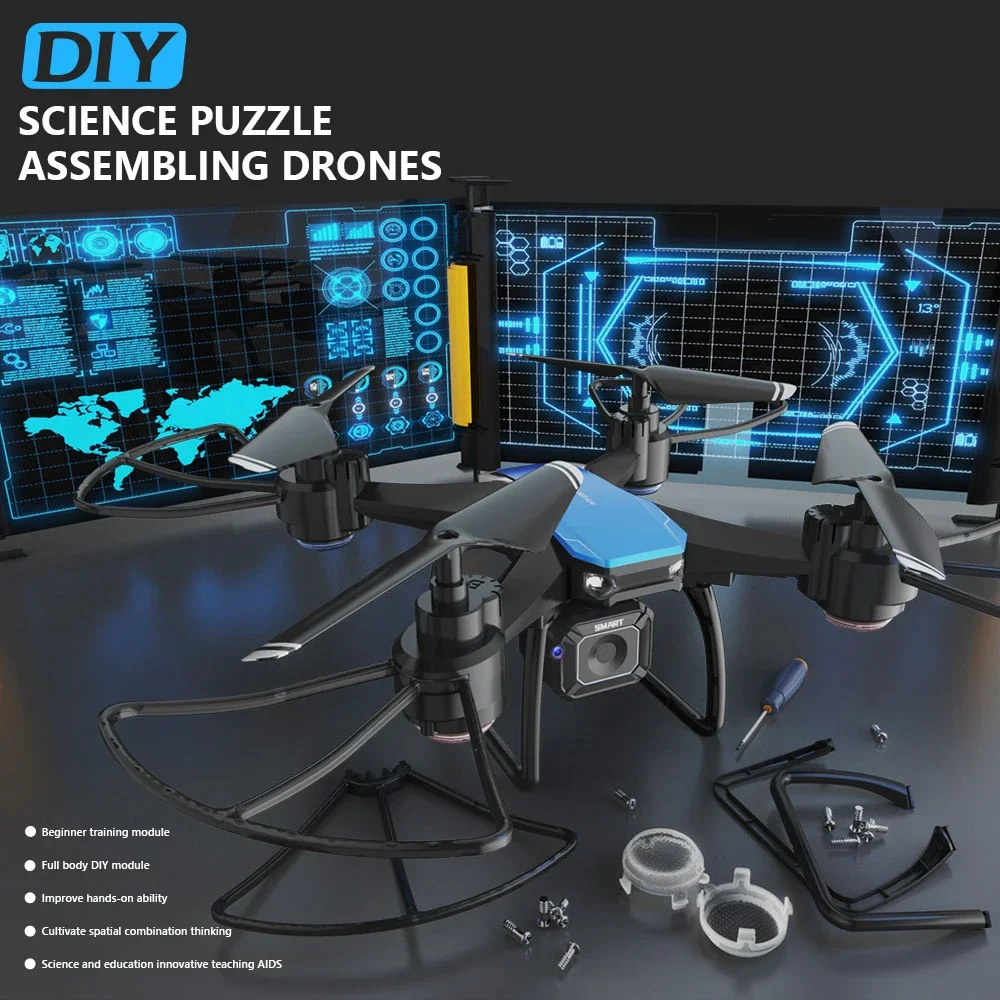 JJRC H108 DIY 教育用組み立てミニドローン イン - Drone Camera 4K のレビューと価格