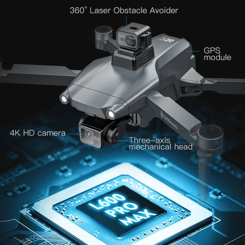 L600 プロマックス GPS ドローンプロフェッショナル  - Drone Camera With Gimbal のレビューと価格