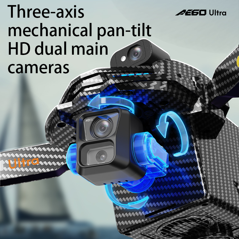 AE60 GPSドローン プロフェッショナル 8Kカメラ 3 - Drone Camera 4K のレビューと価格