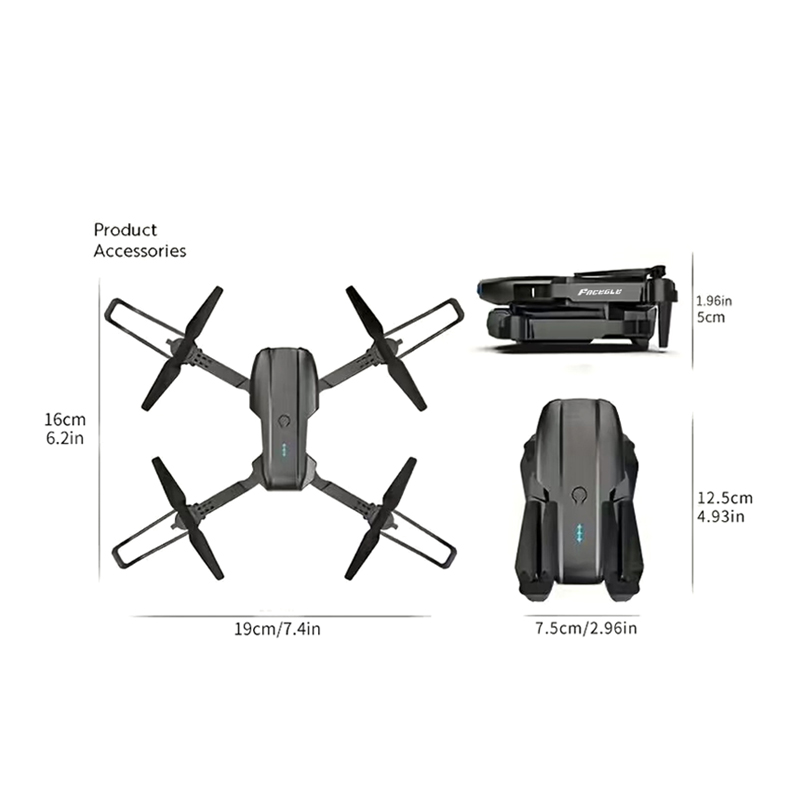 FACEGLE UAV E99 Nova RCドローン ミニ - Drone Camera Mount のレビューと価格