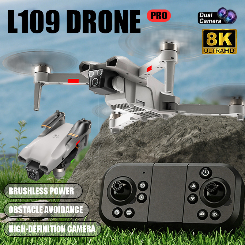 新型ホットL017プロドローン ブラシレス 3Dロール 36 - Drone Camera With Gimbal のレビューと価格