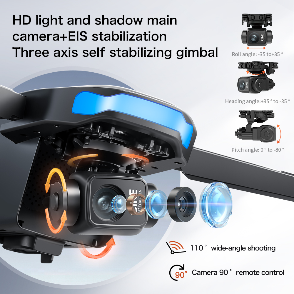 新型S-X1 MAXドローン GPS 8Kプロフェッショナル - Drone Camera With Gimbal のレビューと価格